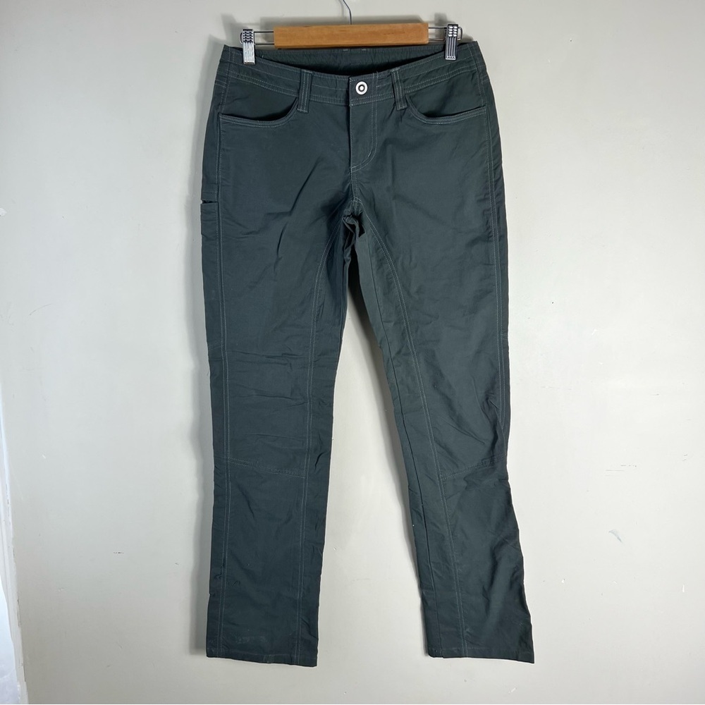 Kuhl Women’s Size 4 Green/Grey Hiking Mid Rise Pants Outdoors